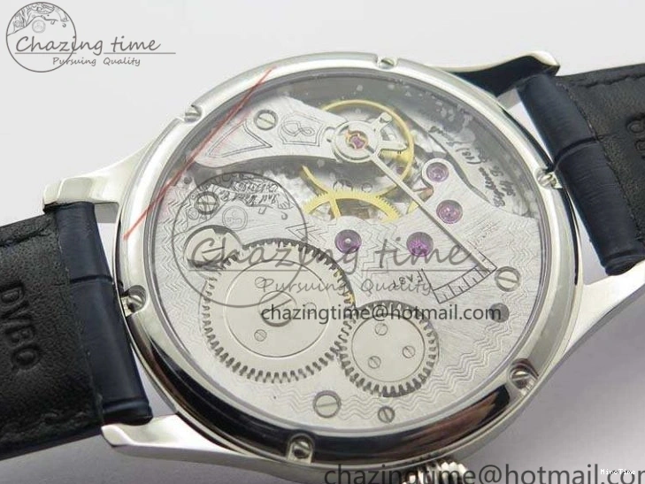 MIROTIME 0115 Portuguese Fa Jones IW544203 SS GSF 1:1 Best Edition White Dial On Leather Strap Trendsetting 7235